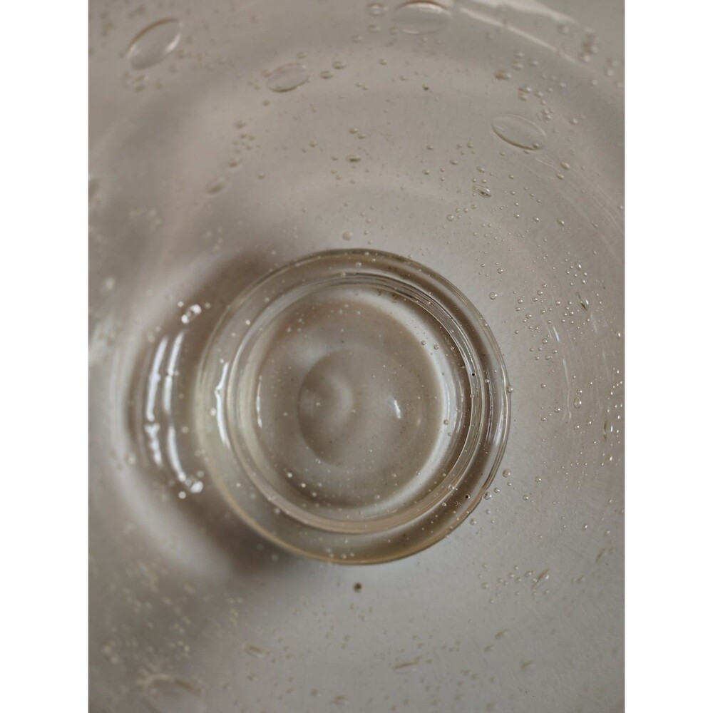 Vintage Hand Blown Bubble Glass Footed Bowl 8" Round 4" Tall - Picture 8 of 13